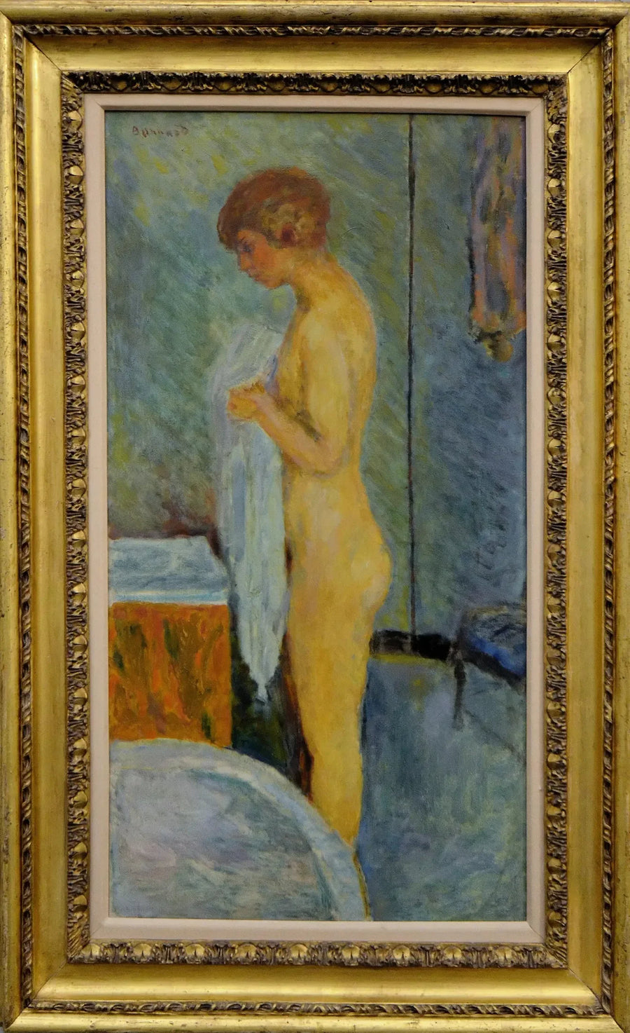 Marthe ved sit toiletbord - Pierre Bonnard