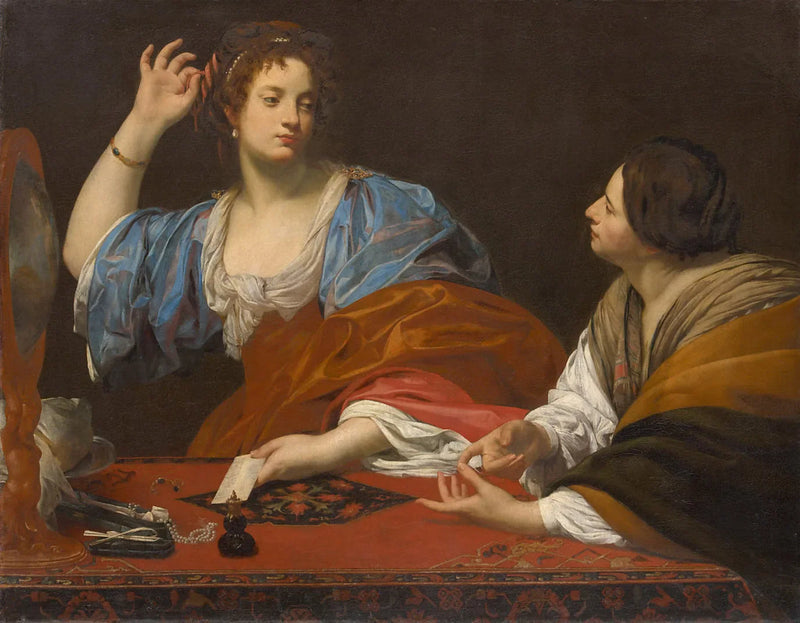 Marthe og Marie Madeleine - Simon Vouet