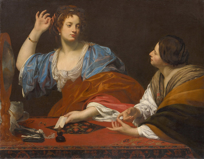 Marthe og Marie Madeleine - Simon Vouet