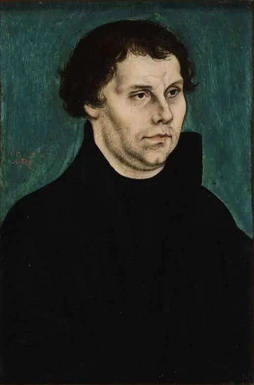Martin Luther, halvkrop, vendt mod højre - Lucas Cranach den Ældre