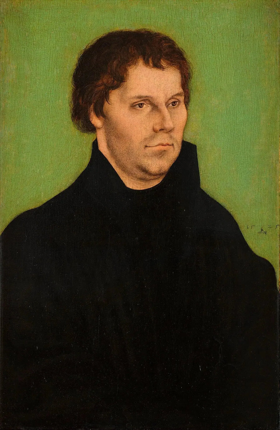 Martin Luther, halvkrop, vendt mod højre - Lucas Cranach den Ældre