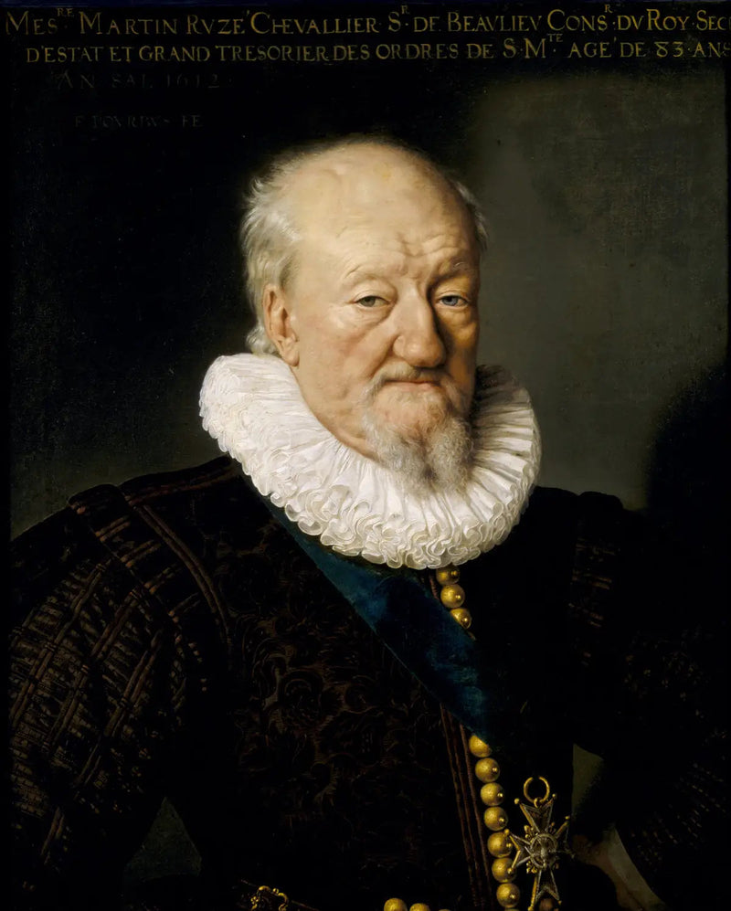 Martin Ruzé, herre af Beaulieu (1527-1613), 83 år gammel - Frans Pourbus den Yngre