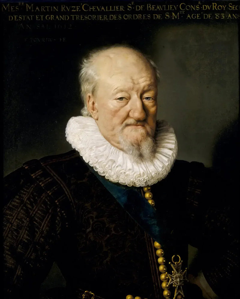 Martin Ruzé, herre af Beaulieu (1527-1613), 83 år gammel - Frans Pourbus den Yngre