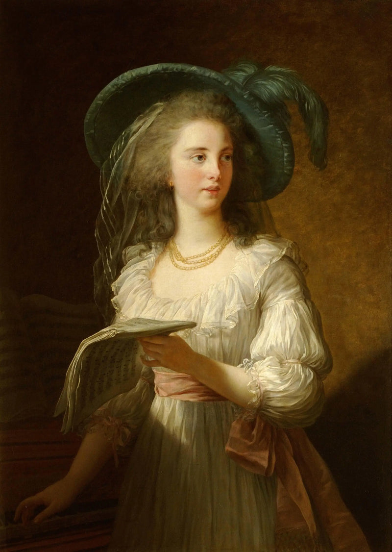 Martine-Gabrielle-Yoland de Polastron (1745-1793), hertuginde de Polignac - Élisabeth Vigeé Le Brun