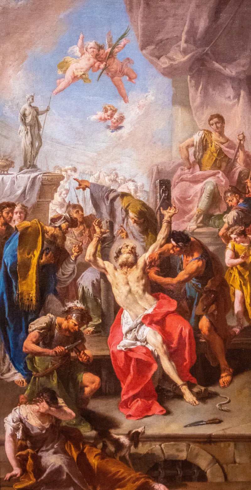 Martyrdom af Sankt Barthélemy - Giovanni Battista Pittoni