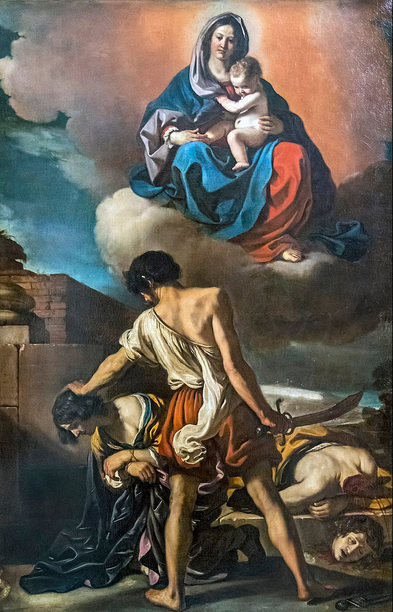 Martyrdom af Sankt Johannes og Sankt Paulus - Guercino