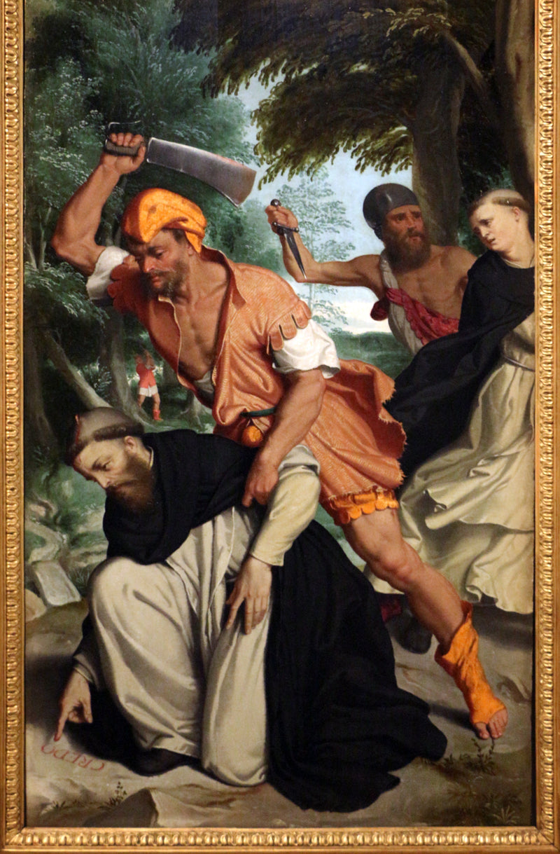 Martyrdom af Sankt Peter fra Verona - Giovanni Battista Moroni