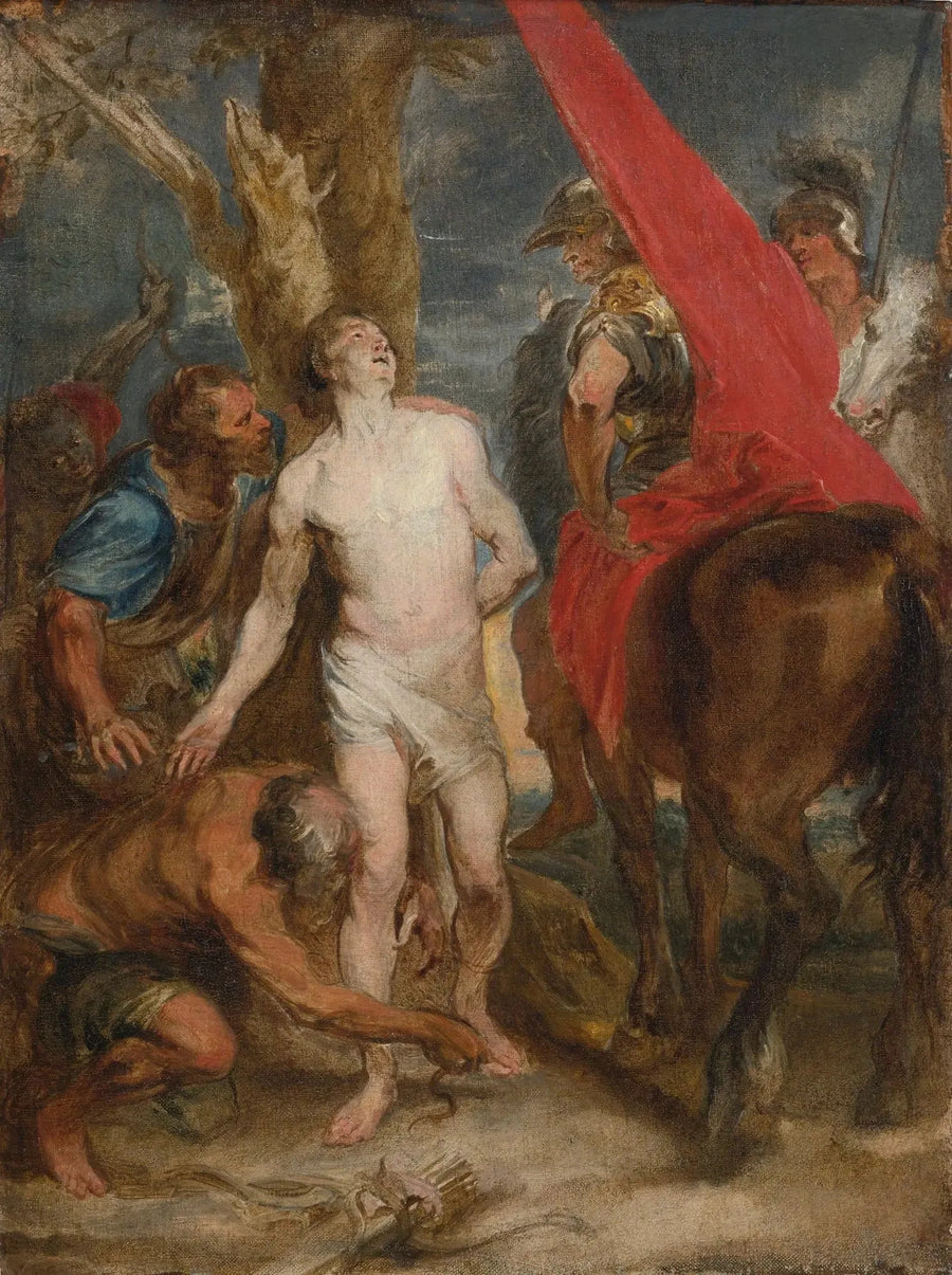 Martyrdom af Saint Sebastian - Antoine van Dyck
