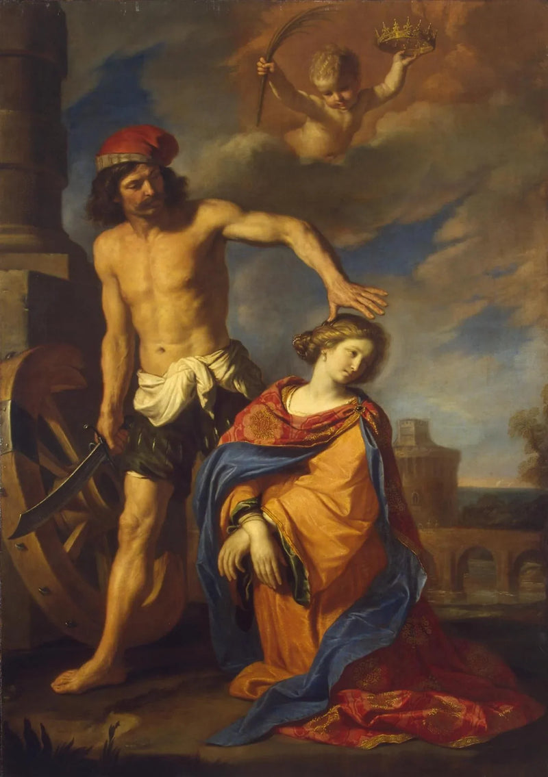 Sainte Catherine's Martyrdom - Guercino