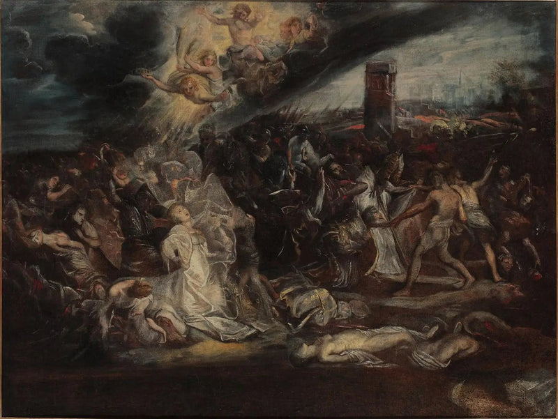 Martyrdom af Sankt Ursula - Peter Paul Rubens