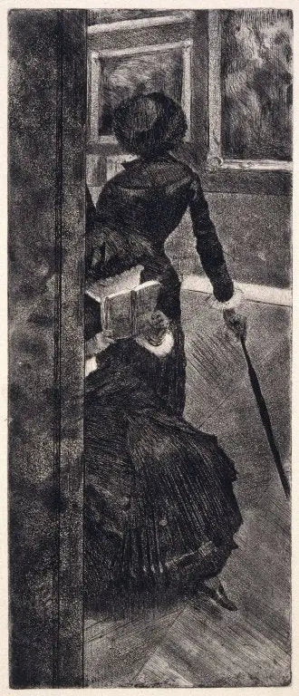 Mary Cassatt på Louvre: Maleriet - Edgar Degas