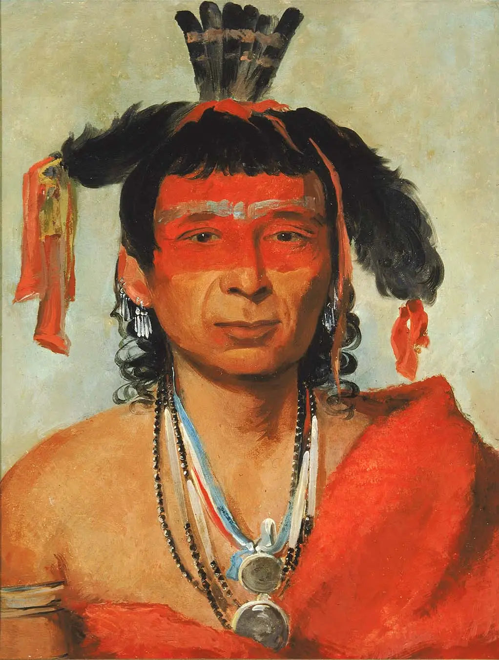 Másh-kee-wet un grand dandy - George Catlin - Alpha Reproduction