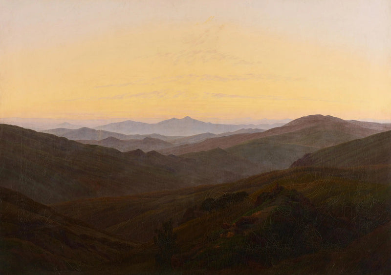 Kæmpernes Massiv - Caspar David Friedrich