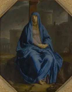 Mater dolorosa ved foden af korset - Philippe de Champaigne