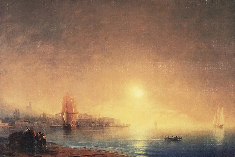 Morgen ved bugten - Ivan Aïvazovski