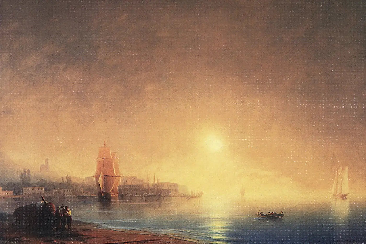 Matin au bord de la baie - Ivan Aïvazovski - Alpha Reproduction