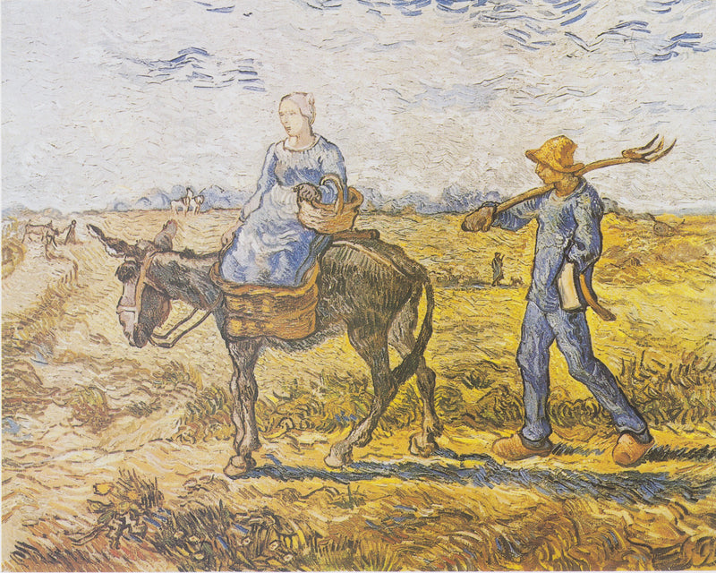 Morgen. På arbejde (efter Millet) - Vincent van Gogh