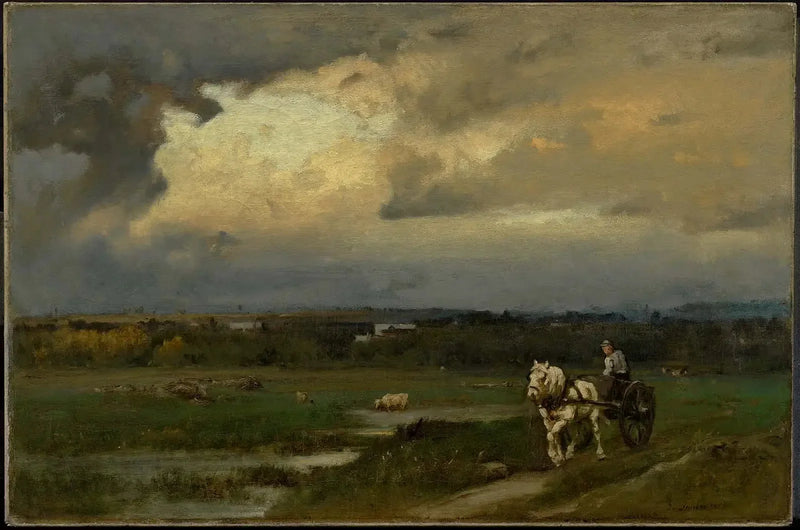 Morgen diset - George Inness