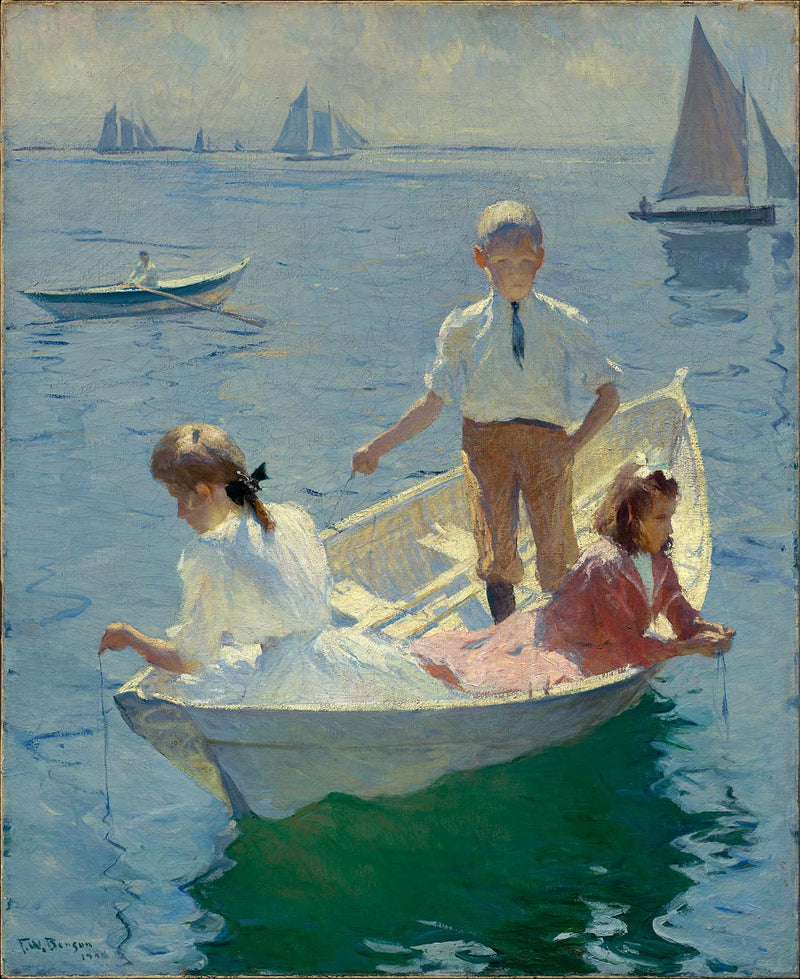 Rolig morgen - Frank Weston Benson