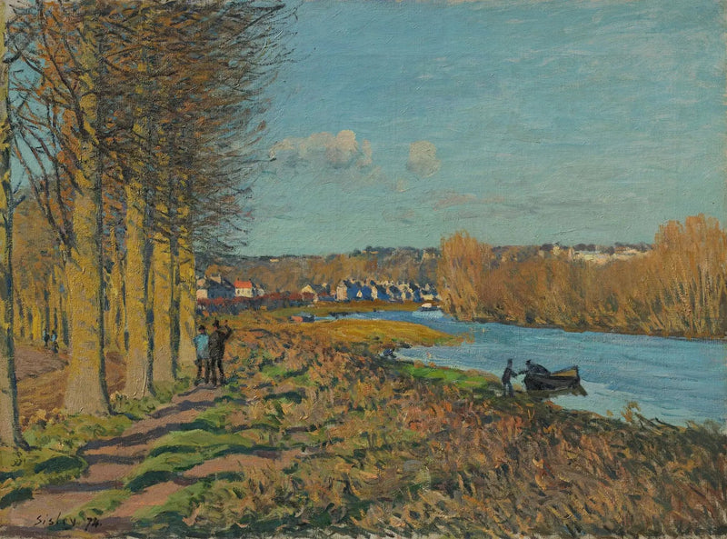 Vintermorgen - Alfred Sisley