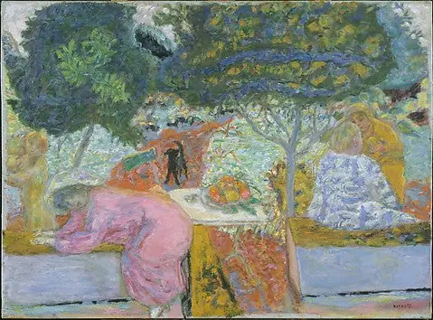 Morgen i haven i Vernonnet - Pierre Bonnard