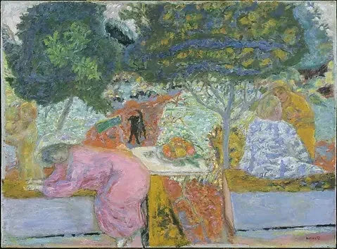 Morgen i haven i Vernonnet - Pierre Bonnard