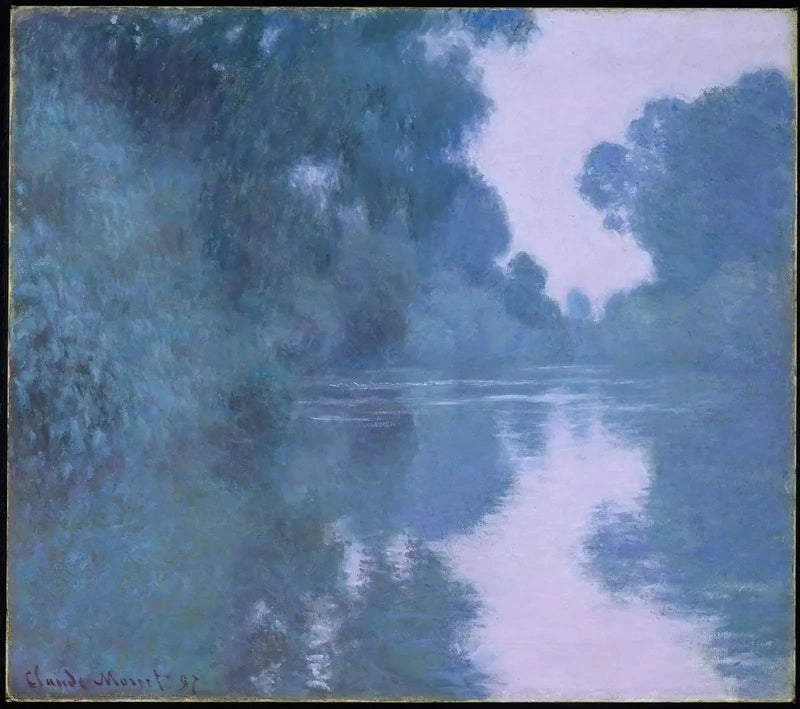 Morgen på Seinen, Boston W1481 - Claude Monet