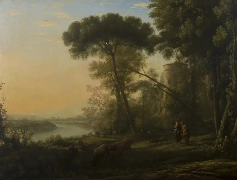 Morgen: Et skovlandskab - Claude Lorrain