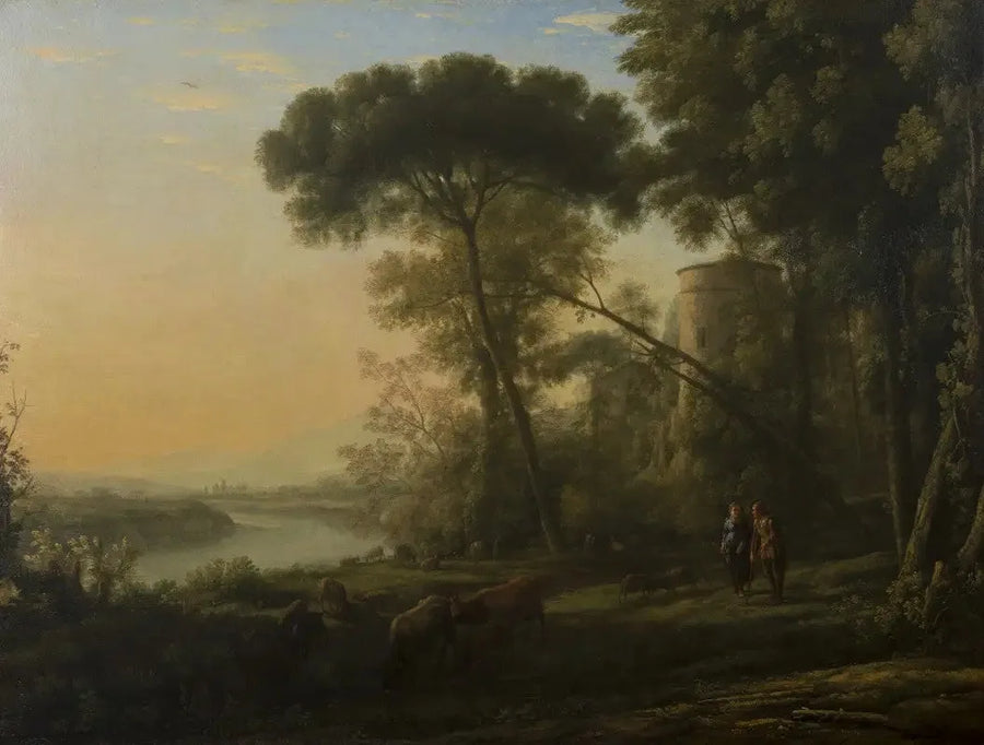 Morgen: Et skovlandskab - Claude Lorrain