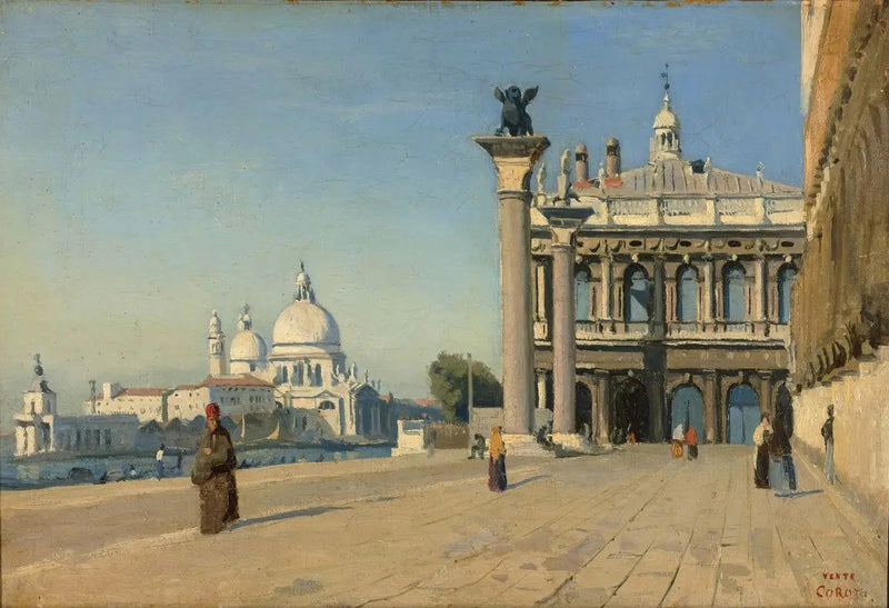 Morgen i Venedig - Jean-Baptiste Camille Corot