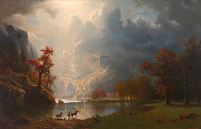 Morgen i Sierra Nevada - Albert Bierstadt