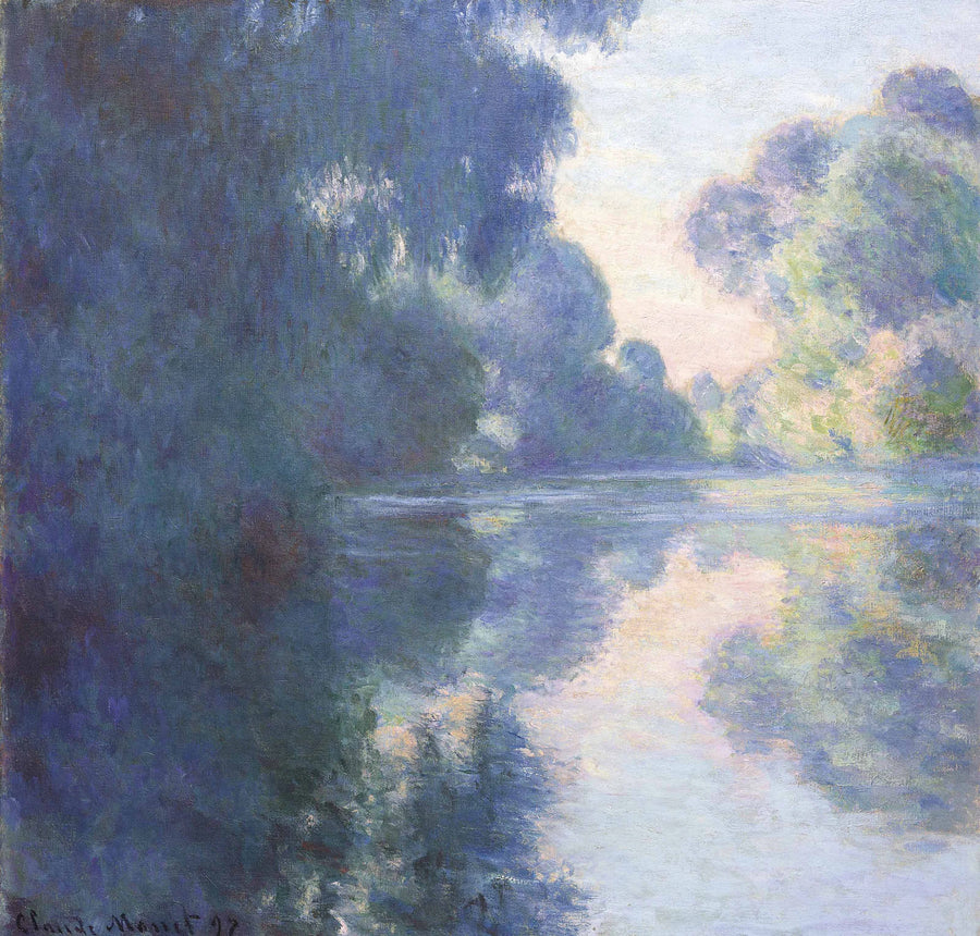 Formiddag på Seinen - Claude Monet