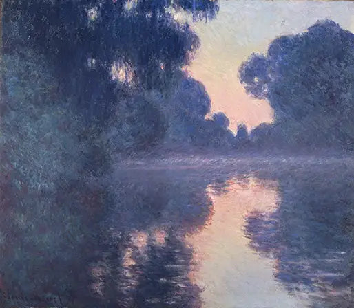 Formiddag på Seinen - Claude Monet