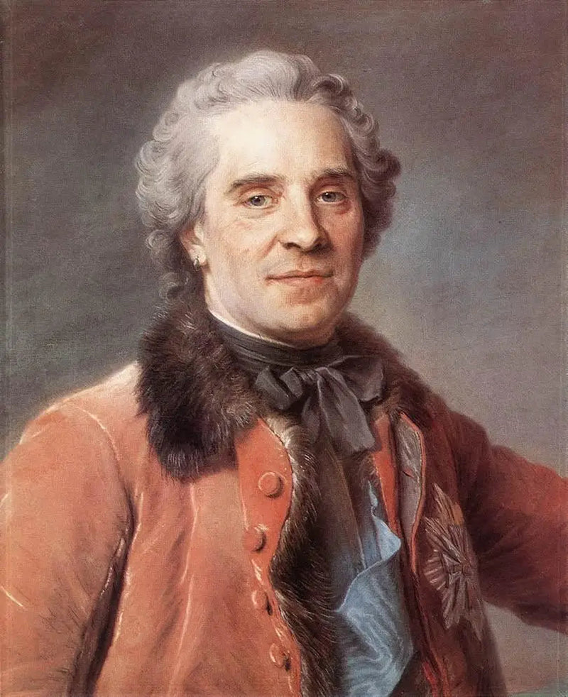 Maurice, greve af Saxe, marskal af Frankrig - Maurice-Quentin de La Tour