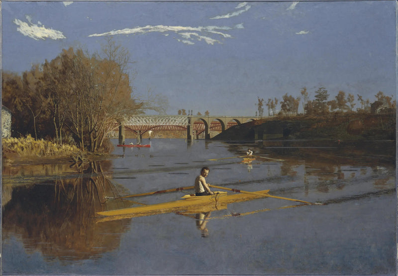Max Schmitt i en jolle - Thomas Eakins
