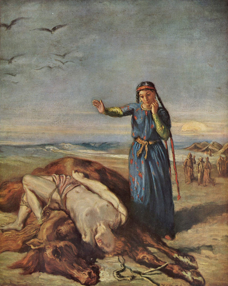 Mazeppa fundet bevidstløs - Théodore Chassériau