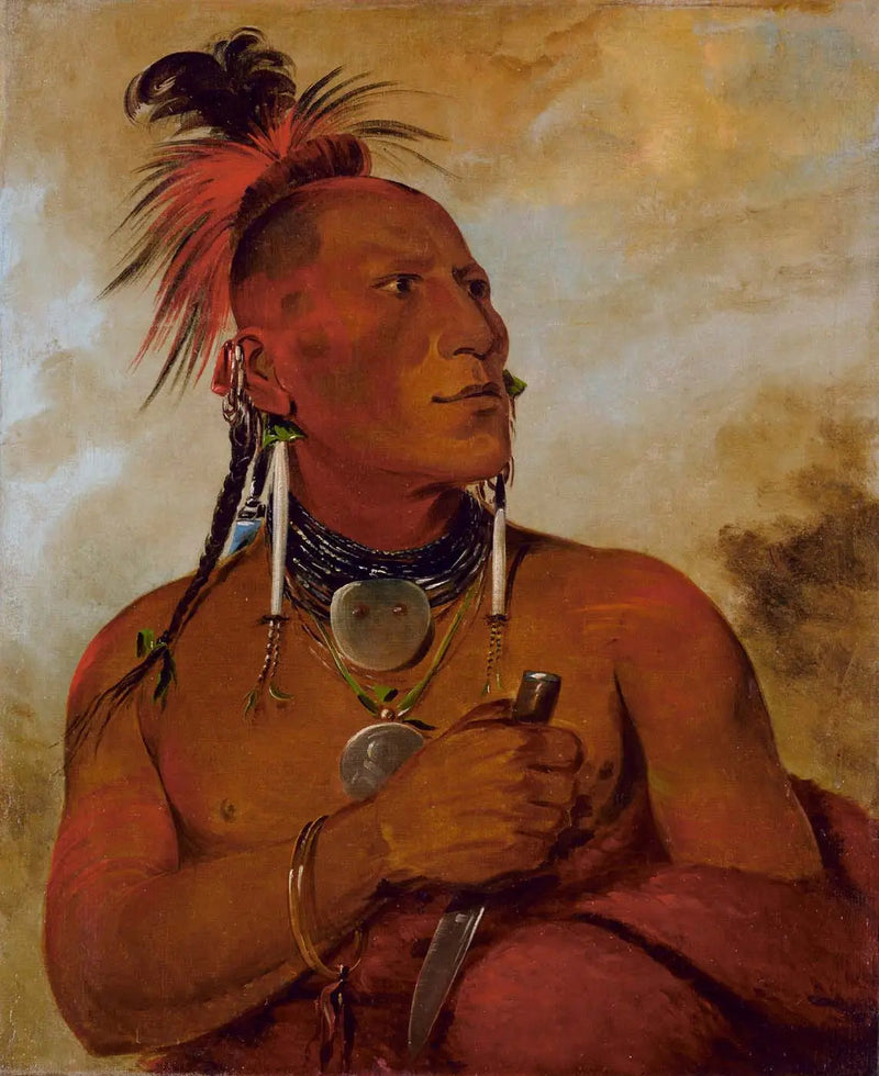 Meach-o-shín-gaw, lille hvid bjørn, en dygtig distingveret - George Catlin