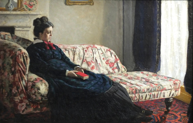 Meditation. Madame Monet på sofaen - Claude Monet