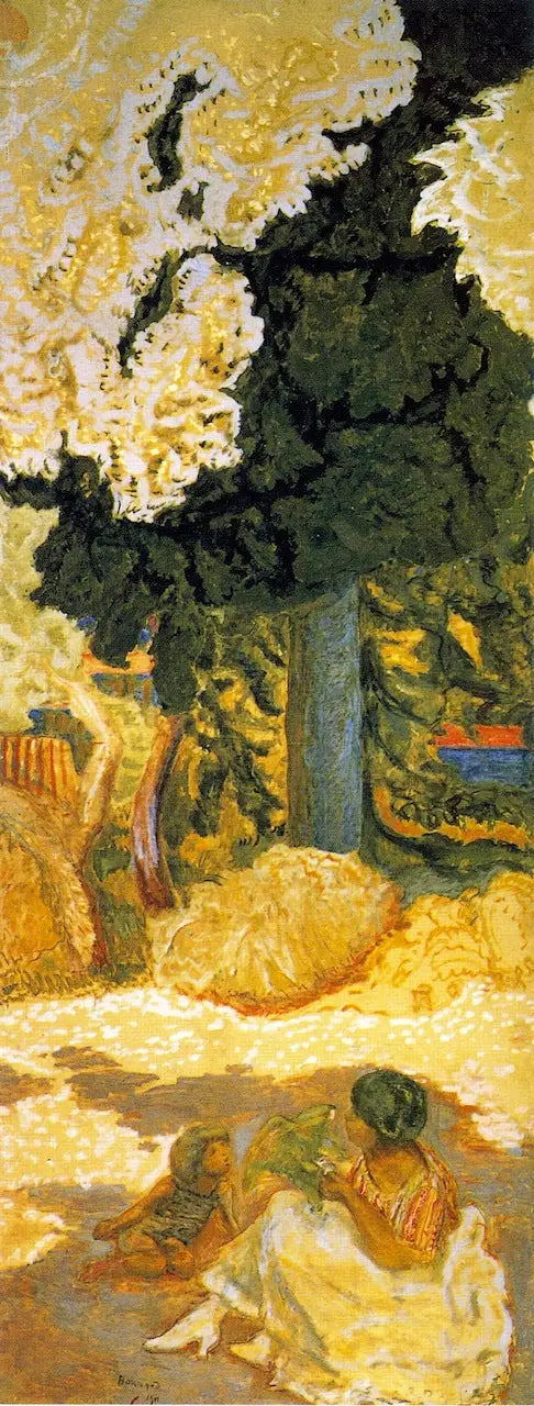 Middelhavet. Triptyk (højre panel) - Pierre Bonnard