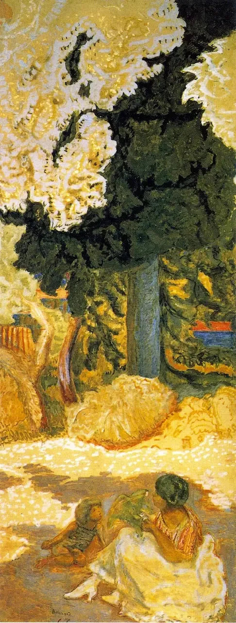 Middelhavet. Triptyk (højre panel) - Pierre Bonnard