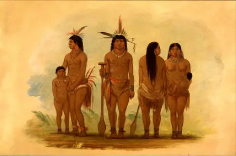 Membres de la tribu Payaguas - George Catlin - Alpha Reproduction
