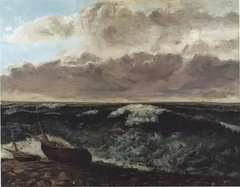 Mere urolig - Gustave Courbet