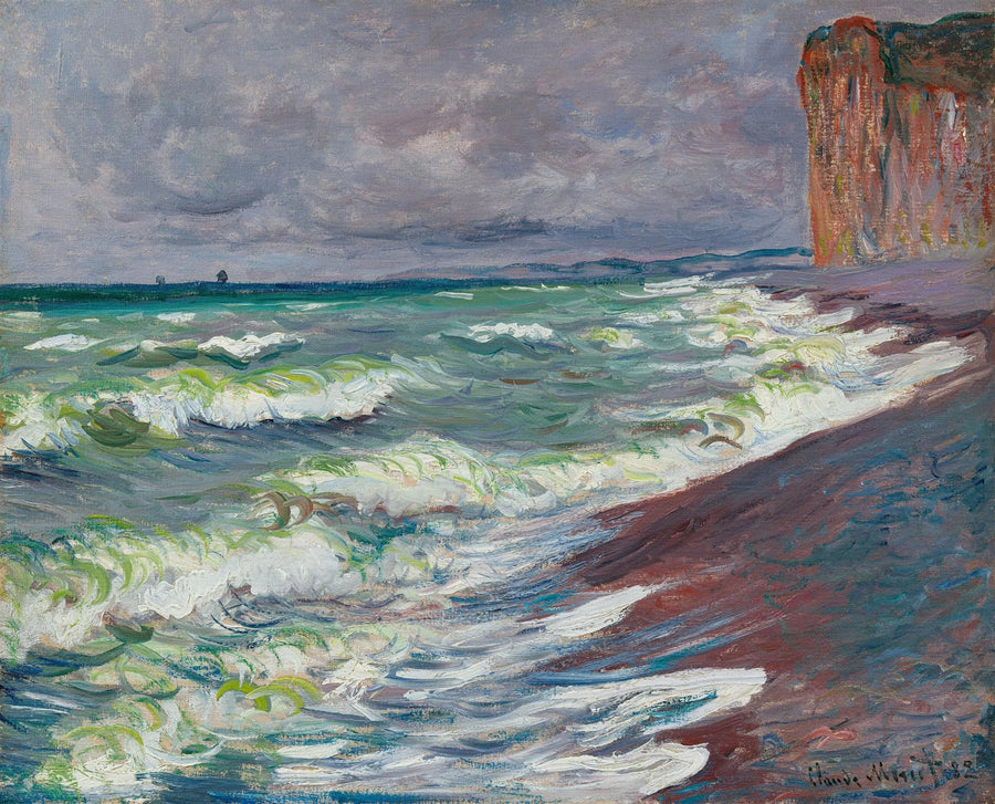 Mere oprørt ved Pourville - Claude Monet