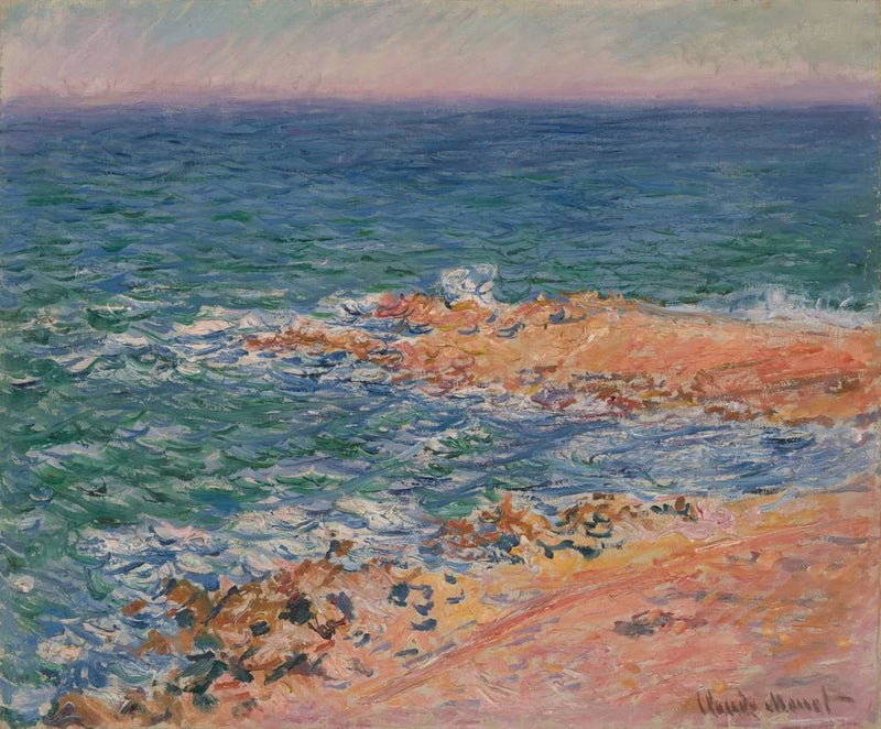 Havet ved Antibes - Claude Monet