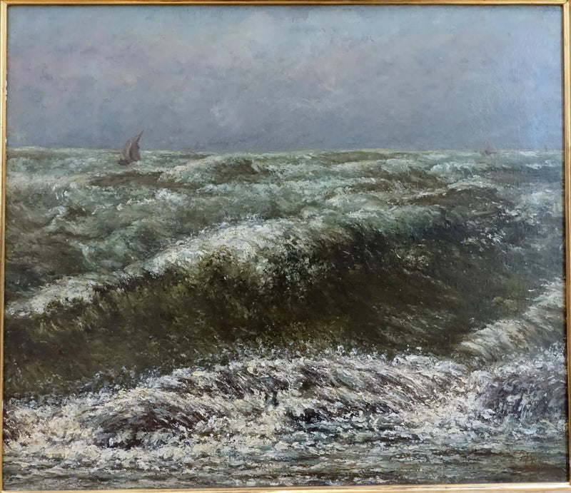 Stormens Hav - Gustave Courbet