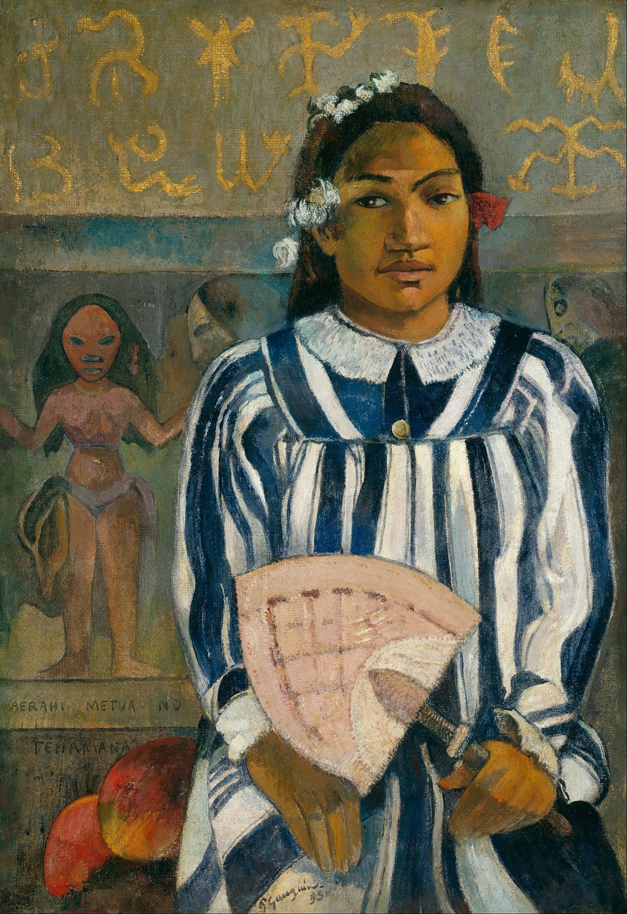 Reproduction du tableau « Merahi metua no Tehamana - Paul Gauguin » par Alpha Reproduction en peinture à l’huile