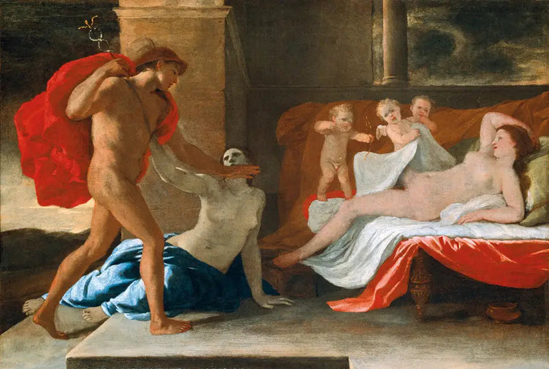 Mercure, Hersé og Aglaure - Nicolas Poussin