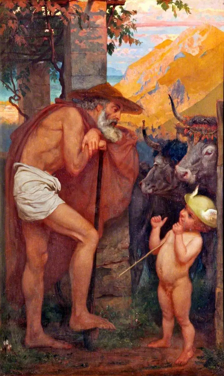 Mercure flyvende dyrene af guderne - Edward Poynter