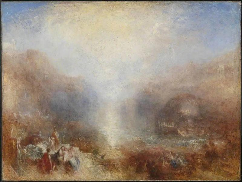 Merkur sendt for at irettesætte Aeneas - J. M. W. Turner