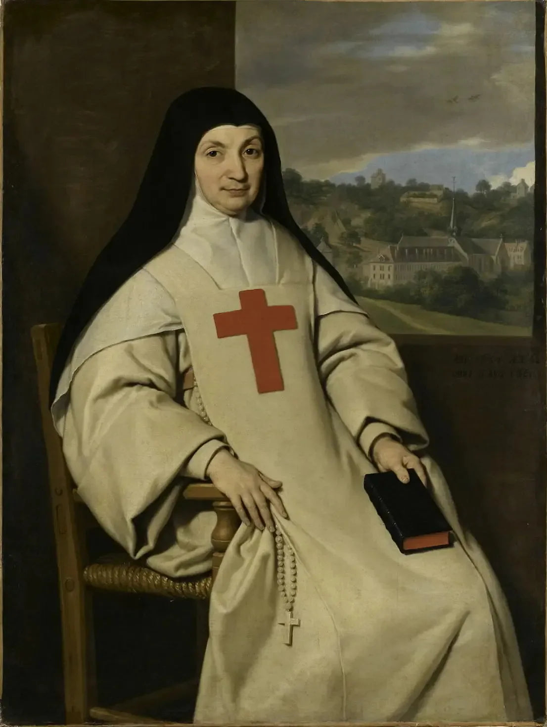 Mère Angélique Arnauld - Philippe de Champaigne image 1 reproduction artisanale de tableau